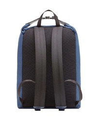 Мужской синий рюкзак с принтом от Fendi