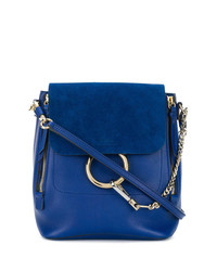 Женский синий рюкзак от Chloé