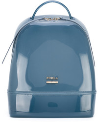 Женский синий рюкзак от Furla