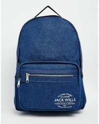 Женский синий рюкзак от Jack Wills
