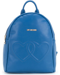 Женский синий рюкзак от Love Moschino