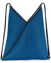 Женский синий рюкзак от MM6 MAISON MARGIELA