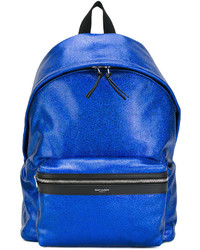 Женский синий рюкзак от Saint Laurent
