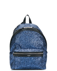Мужской синий рюкзак от Saint Laurent