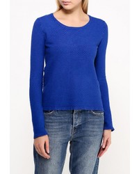 Женский синий свитер с v-образным вырезом от Jennyfer