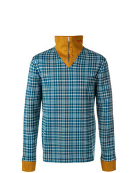 Мужской синий свитер с воротником на молнии от Calvin Klein 205W39nyc