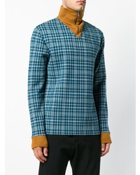 Мужской синий свитер с воротником на молнии от Calvin Klein 205W39nyc