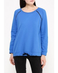 Женский синий свитер с круглым вырезом от Aurora Firenze