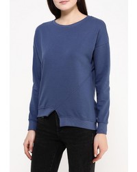 Женский синий свитер с круглым вырезом от Aurora Firenze