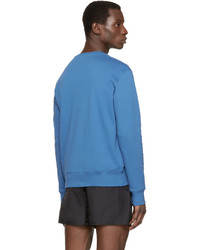 Мужской синий свитер с круглым вырезом от Acne Studios