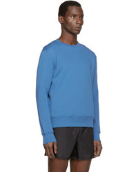 Мужской синий свитер с круглым вырезом от Acne Studios
