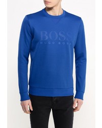 Мужской синий свитер с круглым вырезом от Boss Green