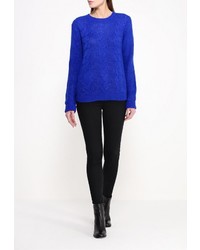 Женский синий свитер с круглым вырезом от Brave Soul