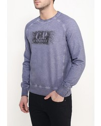 Мужской синий свитер с круглым вырезом от C.P. Company