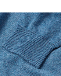 Мужской синий свитер с круглым вырезом от J.Crew