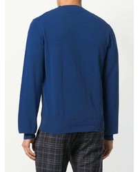 Мужской синий свитер с круглым вырезом от Vivienne Westwood