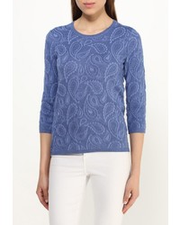 Женский синий свитер с круглым вырезом от Concept Club