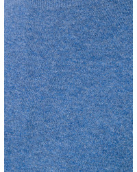 Мужской синий свитер с круглым вырезом от Cruciani