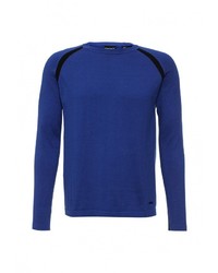 Мужской синий свитер с круглым вырезом от DKNY