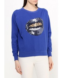 Женский синий свитер с круглым вырезом от Eleven Paris