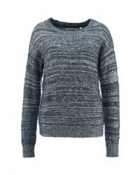 Женский синий свитер с круглым вырезом от Emoi