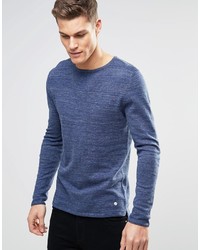 Мужской синий свитер с круглым вырезом от Esprit