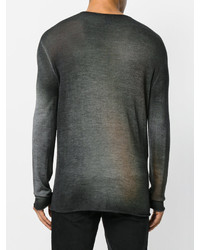 Мужской синий свитер с круглым вырезом от Avant Toi