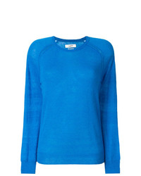 Женский синий свитер с круглым вырезом от Isabel Marant Etoile