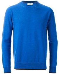 Мужской синий свитер с круглым вырезом от Kenzo