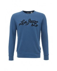 Мужской синий свитер с круглым вырезом от Levi's