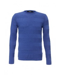 Мужской синий свитер с круглым вырезом от Liu Jo Uomo