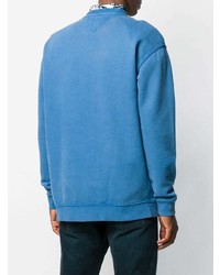 Мужской синий свитер с круглым вырезом от Tommy Jeans