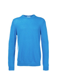 Мужской синий свитер с круглым вырезом от Low Brand