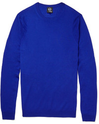 Мужской синий свитер с круглым вырезом от McQ