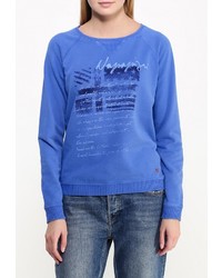 Женский синий свитер с круглым вырезом от Napapijri