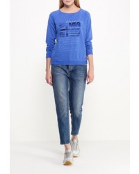 Женский синий свитер с круглым вырезом от Napapijri