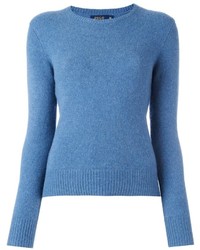 Женский синий свитер с круглым вырезом от Polo Ralph Lauren
