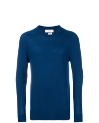 Мужской синий свитер с круглым вырезом от Pringle Of Scotland