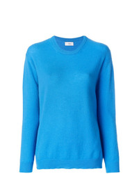 Женский синий свитер с круглым вырезом от Pringle Of Scotland