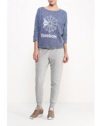 Женский синий свитер с круглым вырезом от Reebok Classics