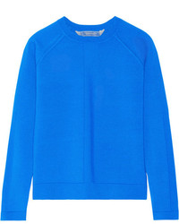 Женский синий свитер с круглым вырезом от Reed Krakoff