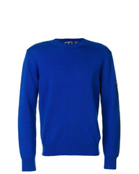 Мужской синий свитер с круглым вырезом от Rossignol