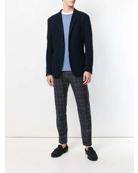 Мужской синий свитер с круглым вырезом от Altea