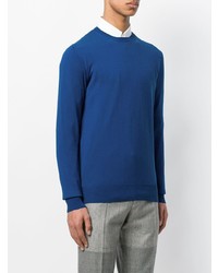 Мужской синий свитер с круглым вырезом от Ballantyne