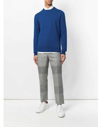 Мужской синий свитер с круглым вырезом от Ballantyne