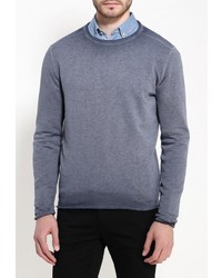 Мужской синий свитер с круглым вырезом от Selected Homme