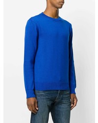 Мужской синий свитер с круглым вырезом от Rossignol
