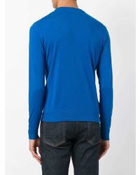 Мужской синий свитер с круглым вырезом от Ballantyne