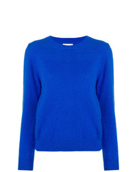 Женский синий свитер с круглым вырезом от Societe Anonyme