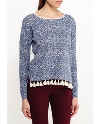 Женский синий свитер с круглым вырезом от SPRINGFIELD